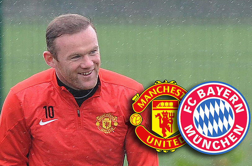 Wayne Rooney: Ob er sich über das Bayern-Los freut? Manchester United trifft im Viertelfinale auf den Triple-Sieger.