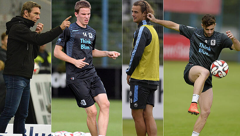 Markus von Ahlen testet im Training einen Tag vor dem Spiel gegen den VFR Aalen mit Yannick Stark, Marin Tomasov und Rodri neue Optionen aus. Markus von Ahlen testet im Training einen Tag vor dem Spiel gegen den VFR Aalen mit Yannick Stark, Marin Tomasov und Rodri neue Optionen aus.
