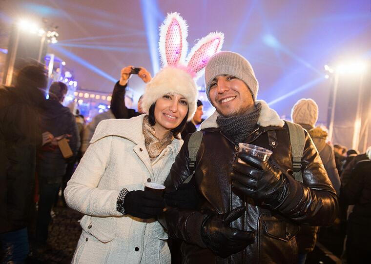 So feiert Berlin in das Jahr 2015: Die Silvester-Party am Brandenburger Tor mit David Hasselhoff und David Garrett - Die Bilder...