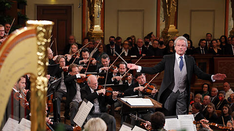 Franz Welser-Möst und die Wiener Philharmoniker.
