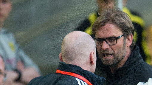 Keine Freunde: Matthias Sammer (vorne) und Jürgen Klopp. Keine Freunde: Matthias Sammer (vorne) und Jürgen Klopp.