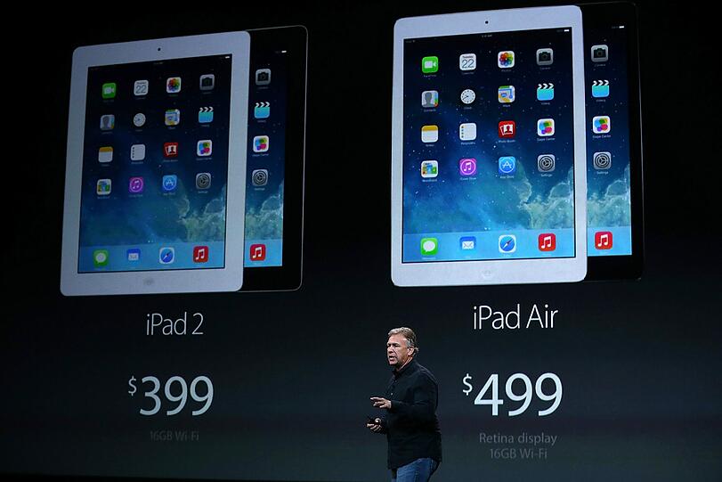 Am Dienstag stellte Apple sein erneuertes iPad vor. Weil es nur 450 Gramm wiegt erhält es den Beinamen Air.