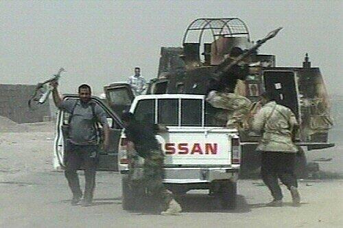 Bewaffnete Milizen in Basra