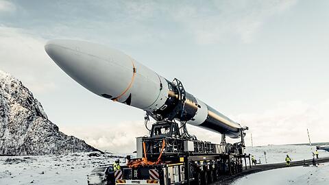 Die Rakete von Isar Aerospace. (Handout)