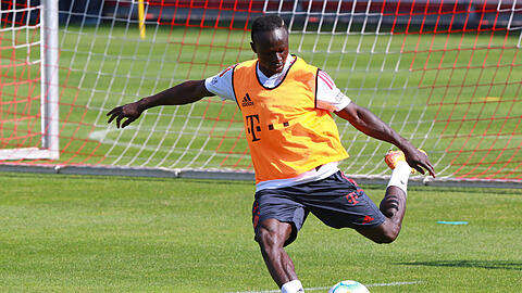 Sadio Mané im Training an der Säbener Straße. (Archivbild)