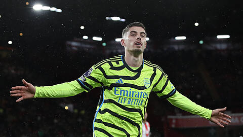 Könnte gegen den FC Bayern zum Faktor werden: Kai Havertz, der auch bei Arsenals jüngstem Sieg in Brighton traf – gegen Bayerns Trainerkandidat Roberto de Zerbi.