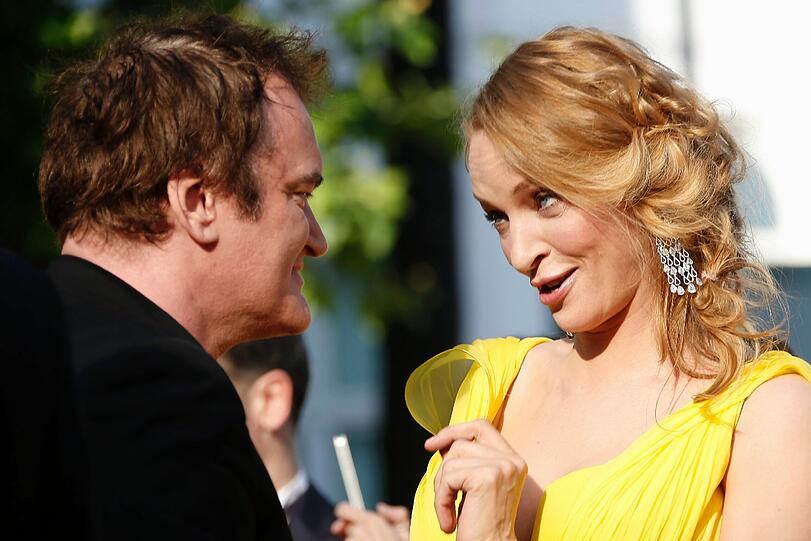 Quentin Tarantino und Uma Thurman