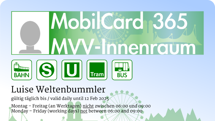 Die Mobilcard 365 - so könnte sie aussehen. Die Mobilcard 365 - so könnte sie aussehen.