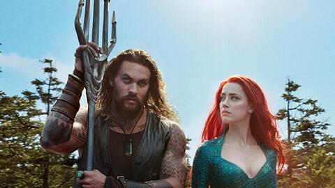 Jason Momoa und Amber Heard kehren als Aquaman und Mera zurück.