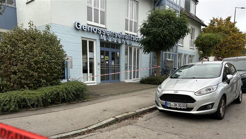Banküberfall in Obermenzing.