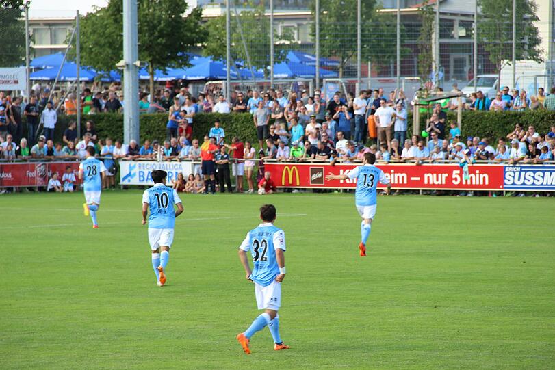 Szenen aus dem Spiel gegen Mönchengladbach