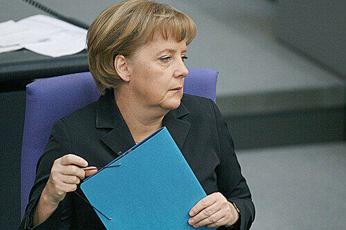 Bundeskanzlerin Merkel reagierte gelassen.