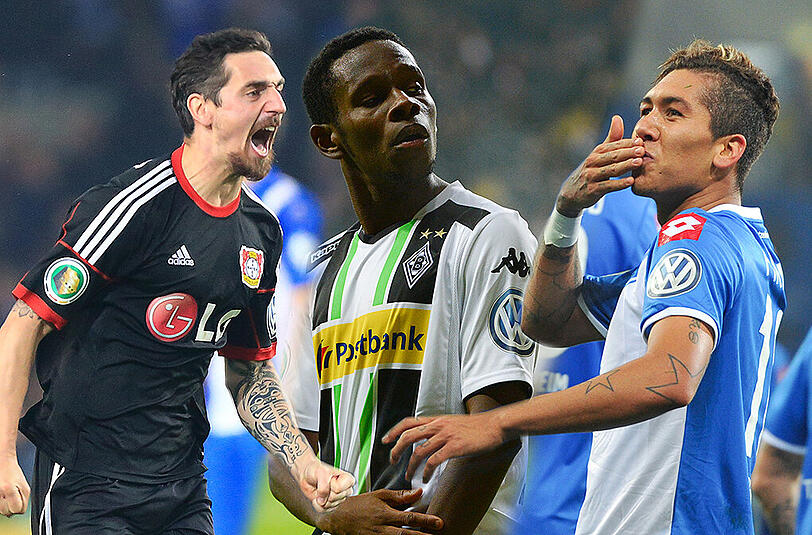 Drei erfolgreiche Bundesligisten - Leverkusen, Gladbach und Hoffenheim.