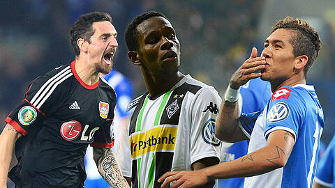 Drei erfolgreiche Bundesligisten - Leverkusen, Gladbach und Hoffenheim.