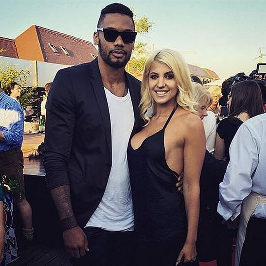 Sarah Nowak und ihr neuer Freund Dominc Harrison