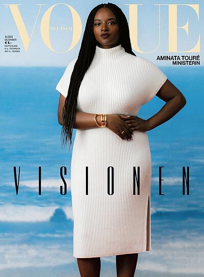 Aminata Toure war kürzlich in der deutschen Vogue - "ein positives Signal", sagt Kalt.