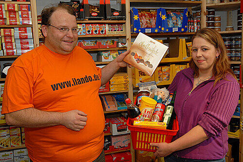 Enrico Hohlfeld in seinem Laden "ilando"