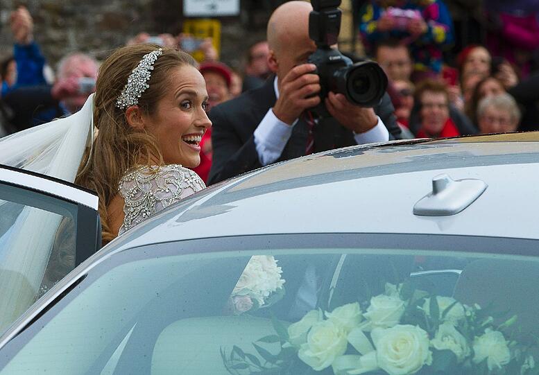 Andy Murray hat seine Jugendliebe Kim Sears in seiner schottischen Heimatstadt Dunblane geheiratet. Die Bilder.