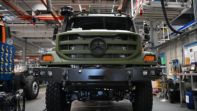 Daimler Truck sieht Potenzial bei Milit&auml;rfahrzeugen. (Archivbild)