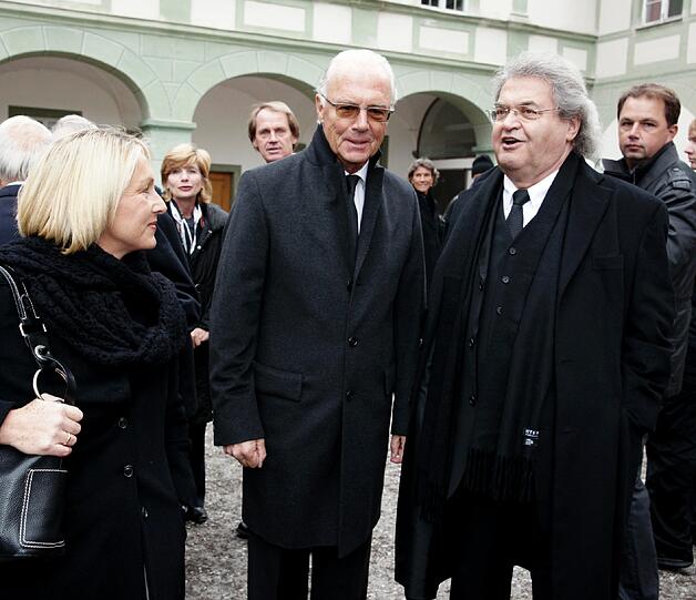 Beckenbauer, Focus-Chef Helmut Markwort