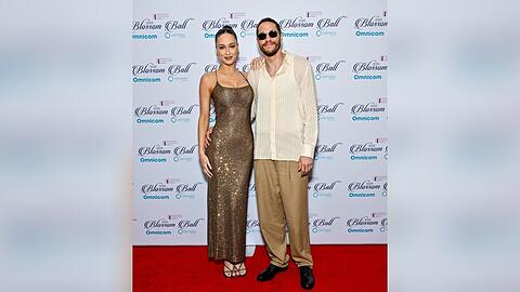 Pete Davidson und Elsie Hewitt bei ihrem Auftritt in New York.