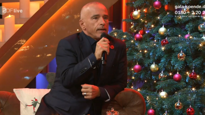 Eros Ramazzotti wandte sich in der "Giovanni Zarrella Show" an den krebskranken Thomas Gottschalk. Eros Ramazzotti wandte sich in der "Giovanni Zarrella Show" an den krebskranken Thomas Gottschalk.