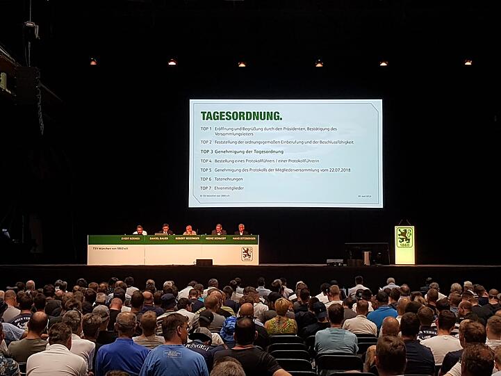 Mit Spannung erwartet: Die Mitgliederversammlung des TSV 1860