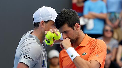 Initiierten gemeinsam die Spielergewerkschaft PTPA: Vasek Pospisil (l) und Novak Djokovic.