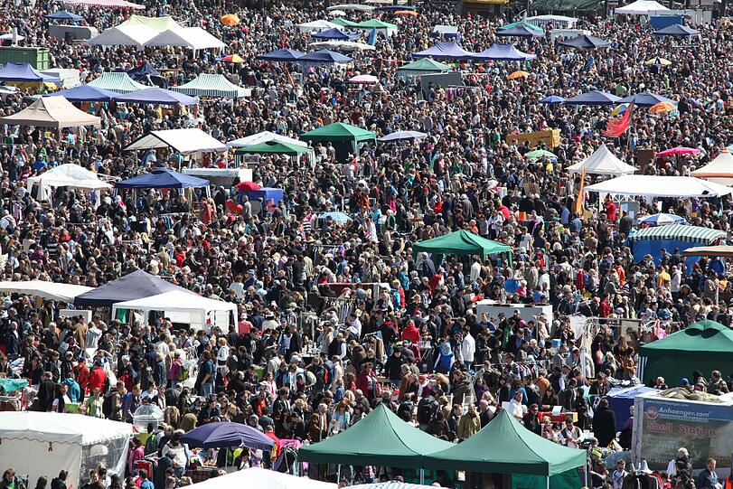 Antikes, Nützliches, Ramsch: Beim größten Flohmarkt Münchens kommen Sammler genauso auf ihre Kosten wie Trödel-Laien. Die besten Bilder von der Theresienwiese.