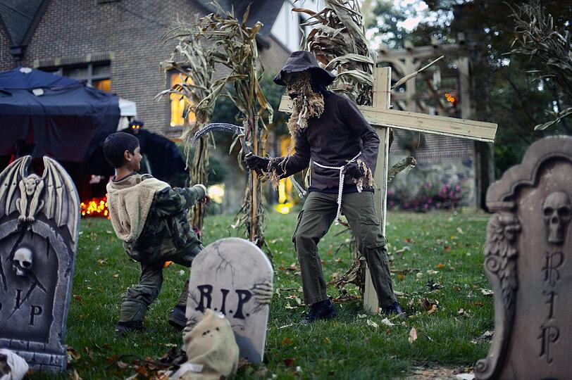 Traditionell zogen im US-Bundesstaat Georgia die Kinder um die Häuser und sammelten Süßigkeiten - "Trick or Treat"...
