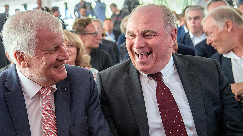 Horst Seehofer und Uli Hoeneß (von links).