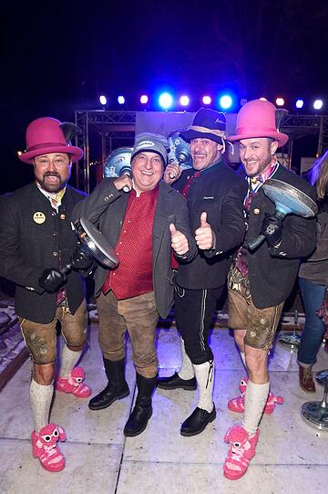 Dr. Axel Munz, Sven Cermak & Florian Gauder ("Partyspielagenten") und Sven Martinek