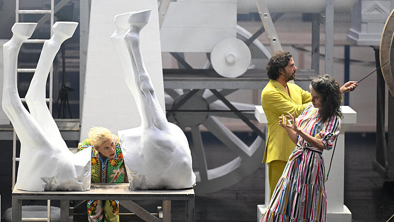 Barbara Melzl, Evelyne Gugolz und Nicola Mastroberardino in Stefan Zweigs "Sternstunden der Menschheit".