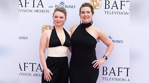 Mutter und Tochter: Kate Winslet (r.) mit ihrer Tochter Mia Threapleton.