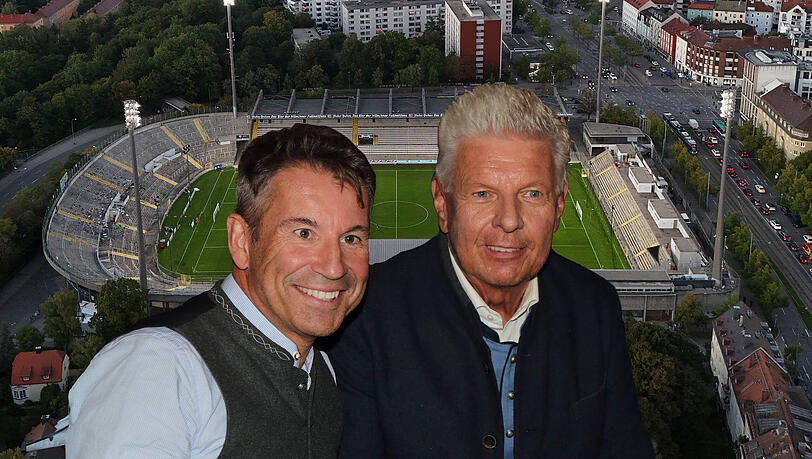 Zwei, die miteinander k&ouml;nnen: Dieter Reiter und L&ouml;wen-Pr&auml;sident Gernot Mang.