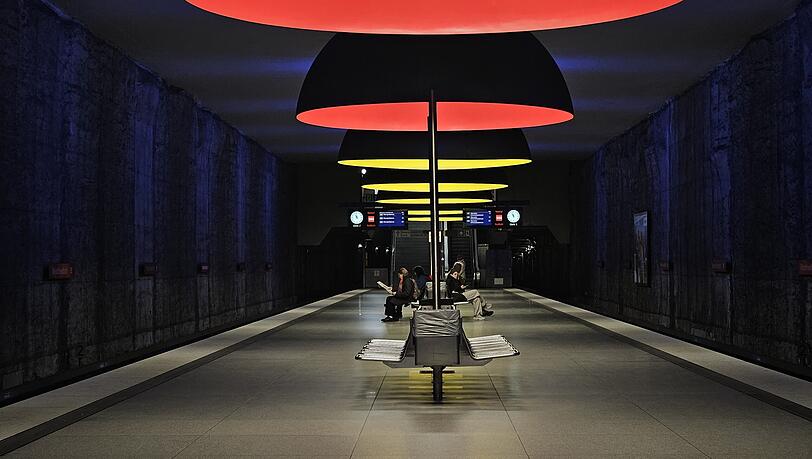 Die U-Bahn-Station ist wegen ihres Designs ein beliebtes Fotomotiv.