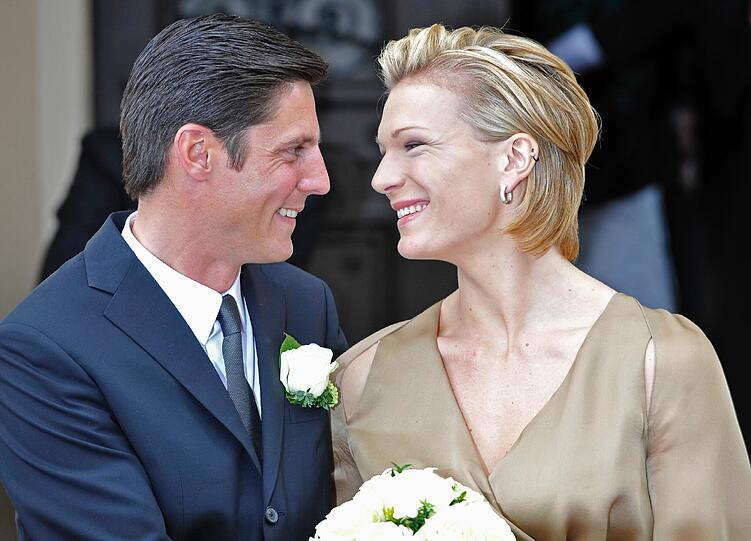 Maria Riesch und Marcus Höfl haben geheiratet: Die Bilder der standesamtlichen Trauung