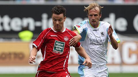 FCK gegen 1860: Alexander Baumjohann (l.) gegen Daniel Bierofka