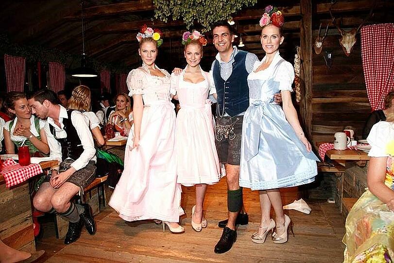 Daniel Fendler präsentiert seine neue Trachten-Kollektion in München: Die Bilder