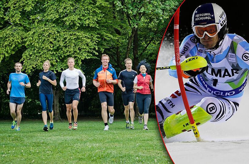 Fritz Dopfer ist beim ersten BKK Mobil Oil Lauftreff im Englischen Garten dabei