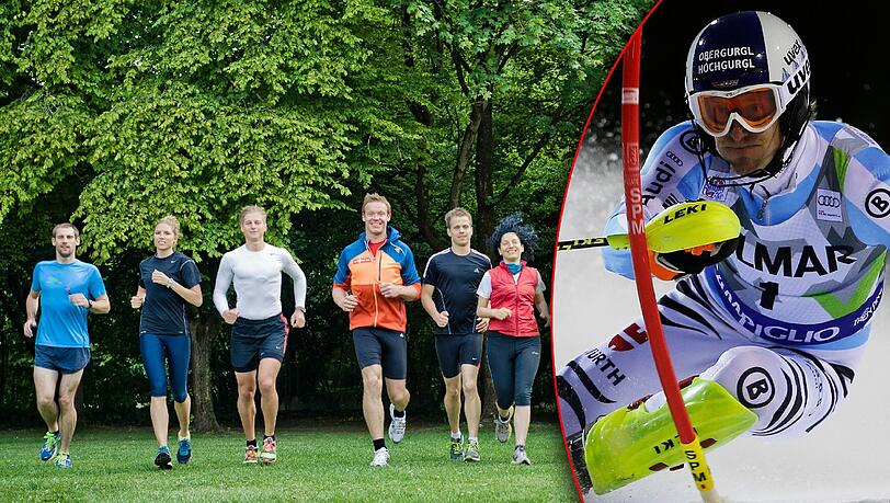 Fritz Dopfer ist beim ersten BKK Mobil Oil Lauftreff im Englischen Garten dabei Fritz Dopfer ist beim ersten BKK Mobil Oil Lauftreff im Englischen Garten dabei
