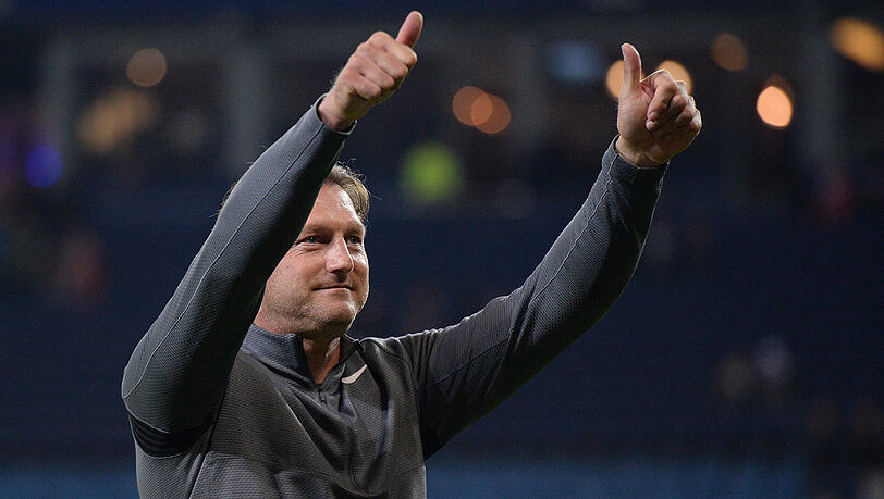 RB-Trainer Ralph Hasenhüttl: "Wir wollen selbst die Erfahrungen sammeln. Da ist man wacher, da ist man scharf und fokussiert."