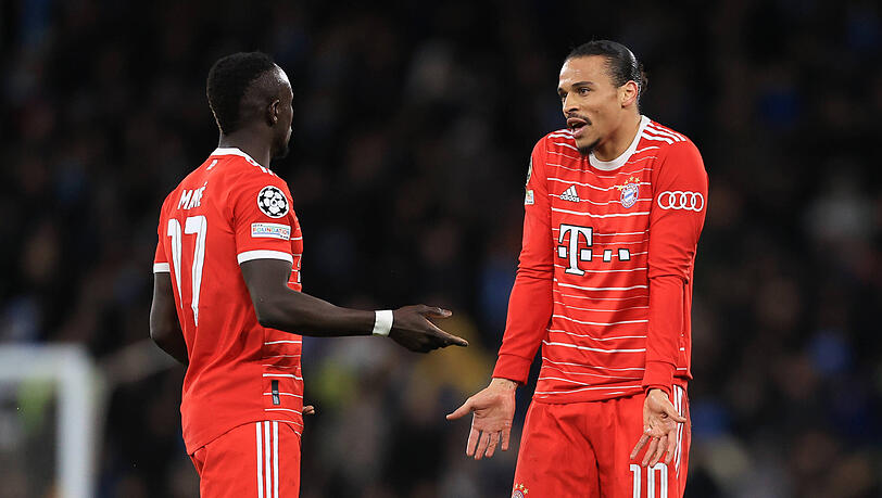 "Eklatanter Vorfall": Trainer Thomas Tuchel über den Streit zwischen Mané und Sané (r.).