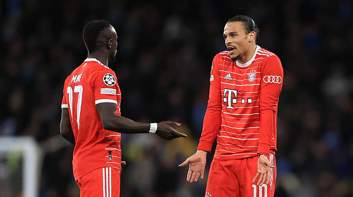 "Eklatanter Vorfall": Trainer Thomas Tuchel über den Streit zwischen Mané und Sané (r.).