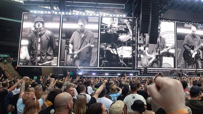 Oasis spielten dreimal im Londoner Wembley-Stadion.