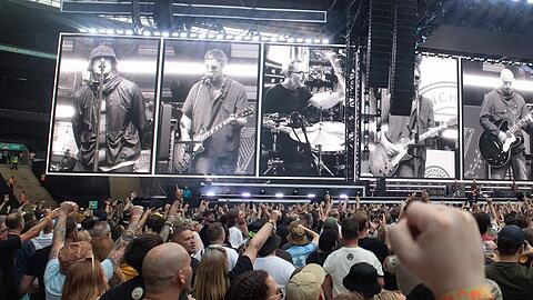 Oasis spielten dreimal im Londoner Wembley-Stadion.
