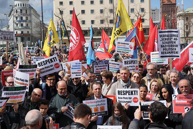 Demo gegen Nazi-Terror - die Bilder