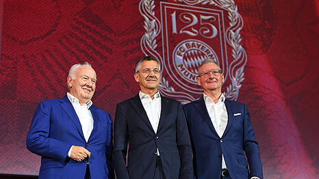 Mit überwältigeder Mehrheit in ihren Ämtern bestätigt: Präsident Herbert Hainer (Mitte) mit seinen Vizepräsidenten Walter Mennekes (l.) und Dieter Mayer.