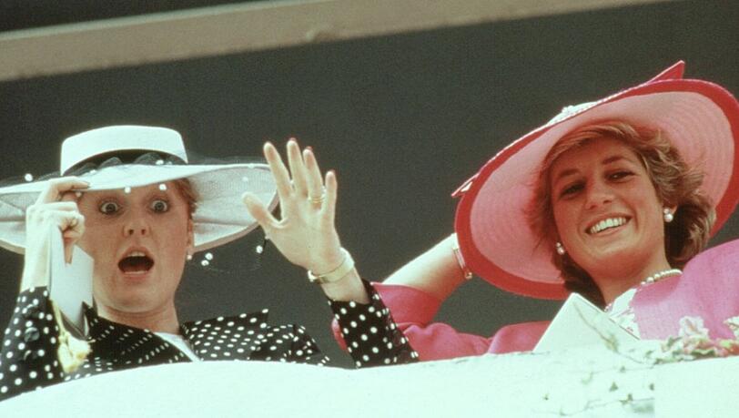 Sarah Ferguson (li.) und Prinzessin Diana waren enge Freundinnen.
