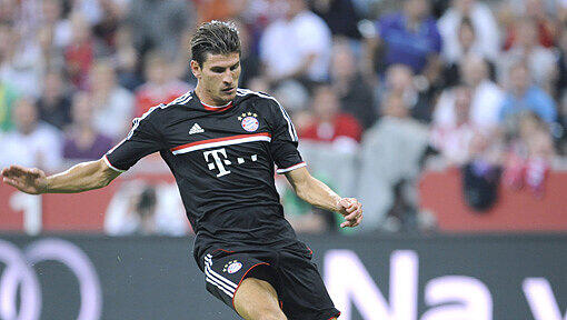 Bayern-Stürmer Mario Gomez. Bayern-Stürmer Mario Gomez.
